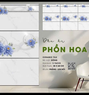 Gạch ốp tường 30*60 bóng Ý Mỹ